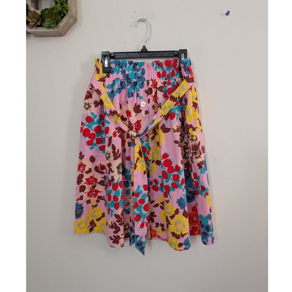 peter som floral cotton skirt